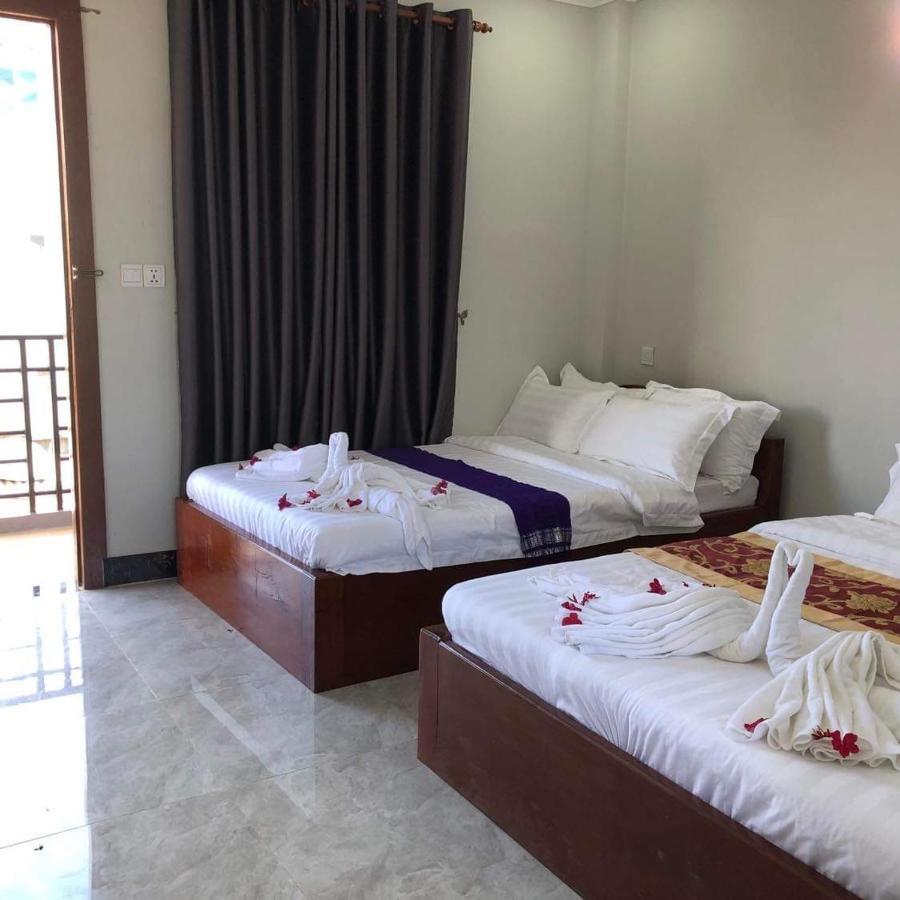 Kro Nhep Guesthouse Kampot Bagian luar foto